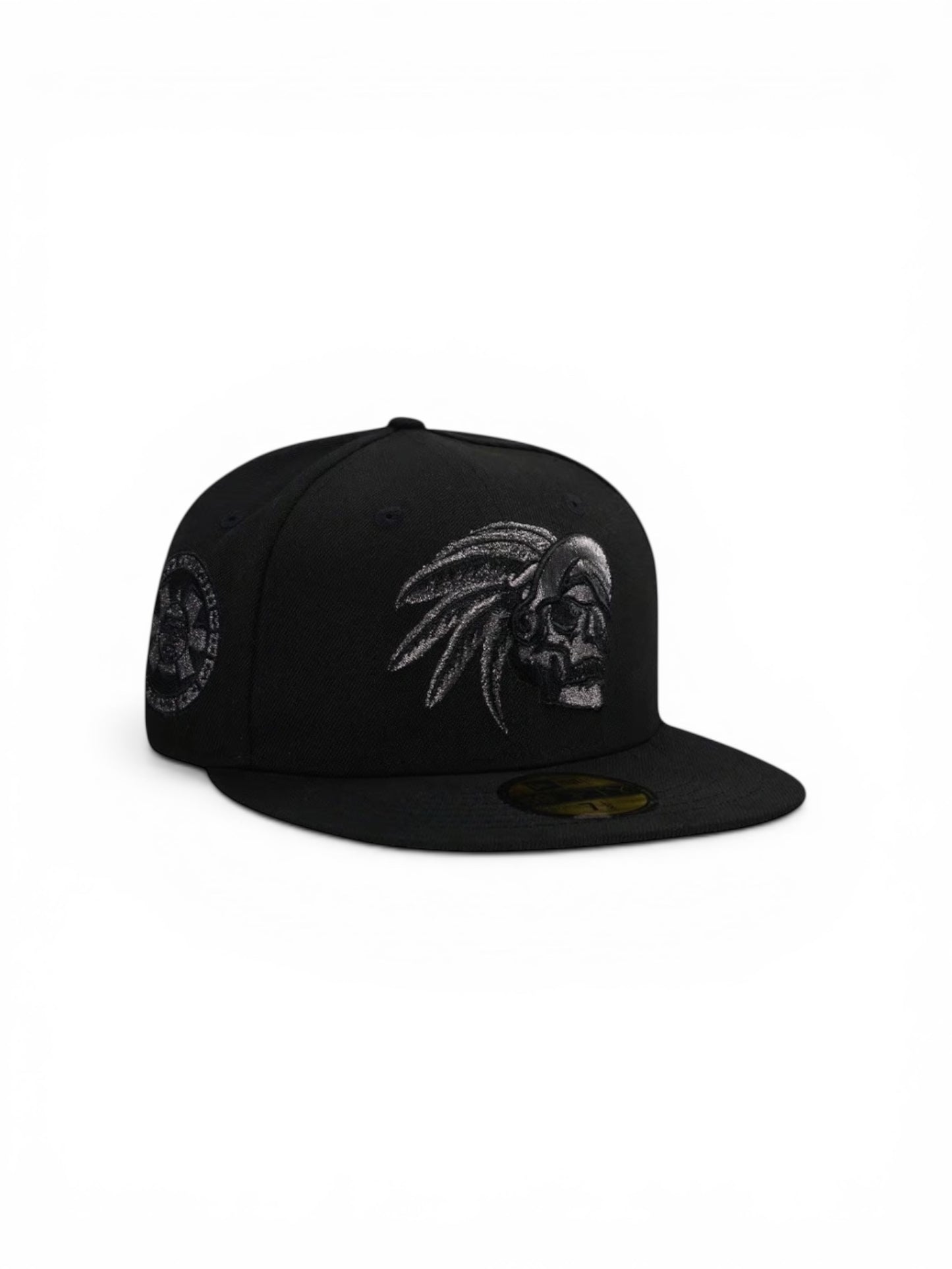 New Era Mexico Aztec Skull Warrior Liquid Titanium Prime Edition 59Fifty Fitted Gorra