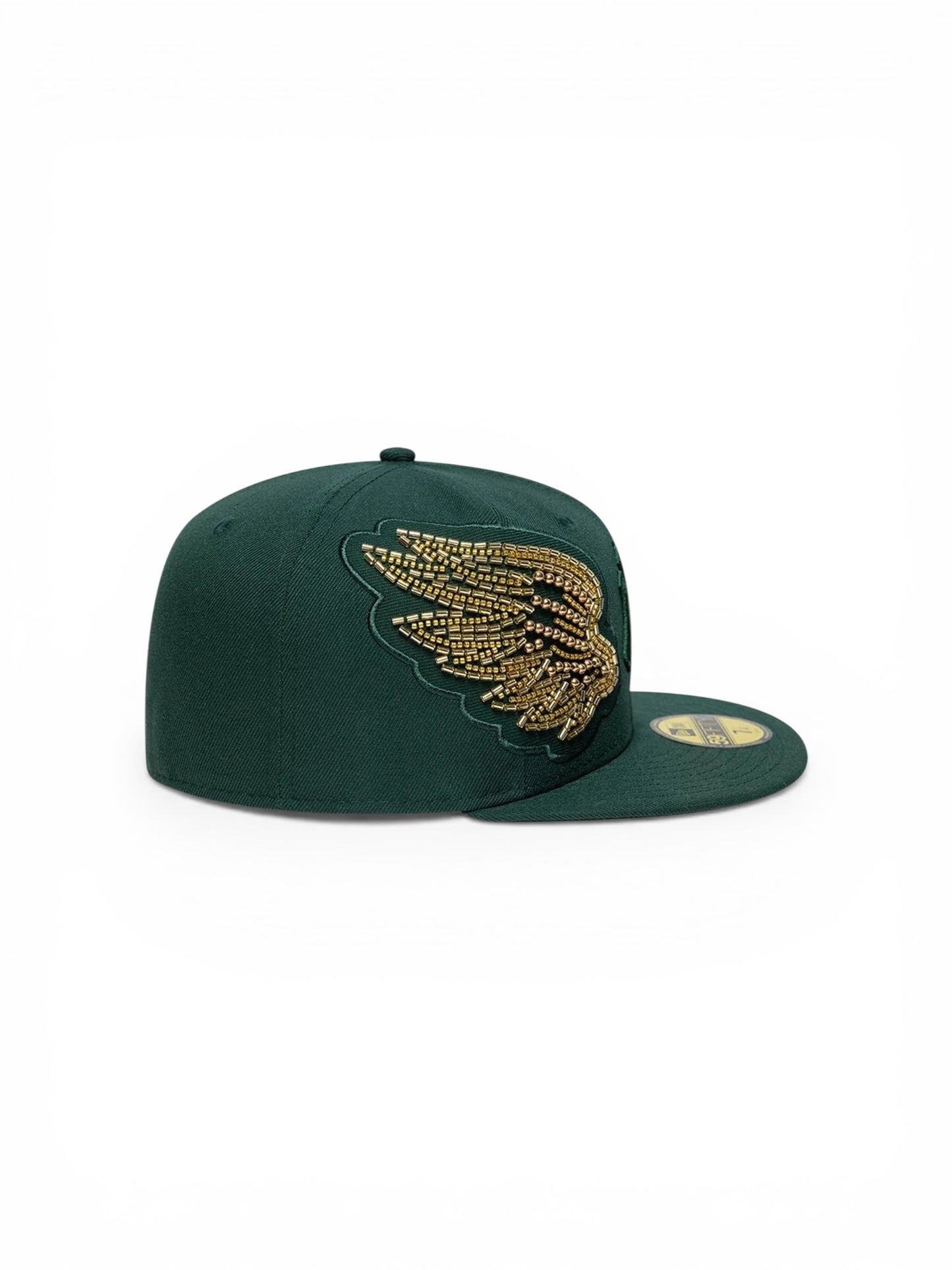 MLB Beaded Wings New York Yankees 59FIFTY Fitted Dark Green Cap