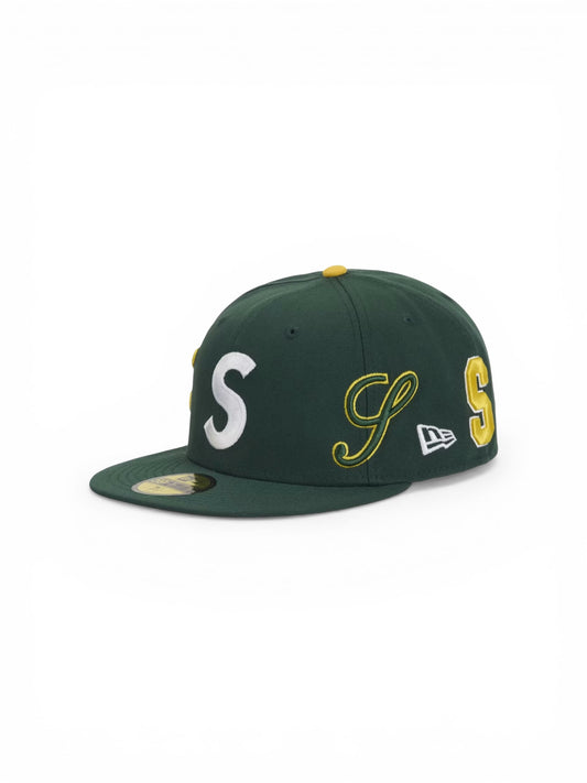 Supreme Multi S Logo New Era Fitted Green
