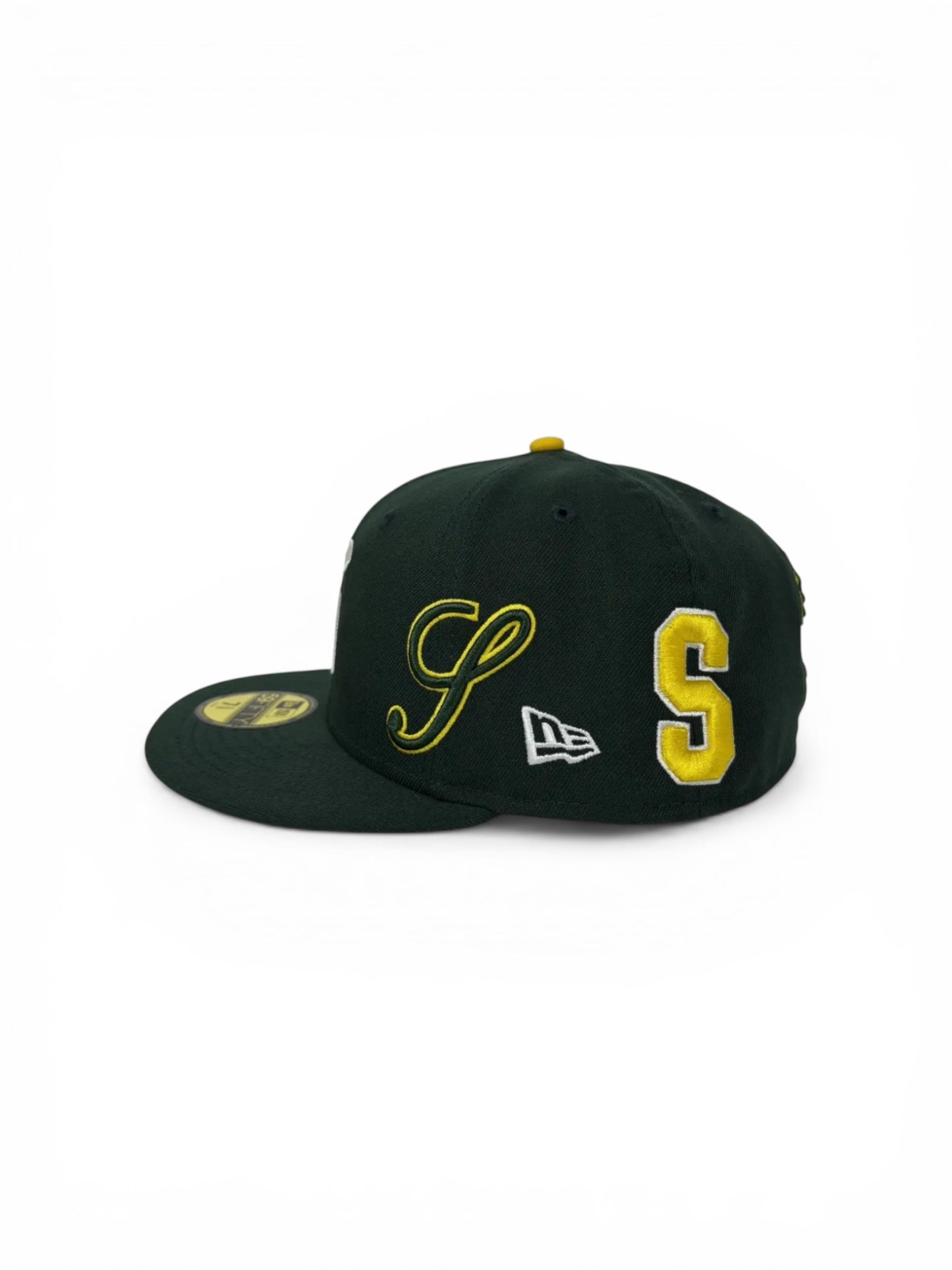 Supreme Multi S Logo New Era Fitted Green