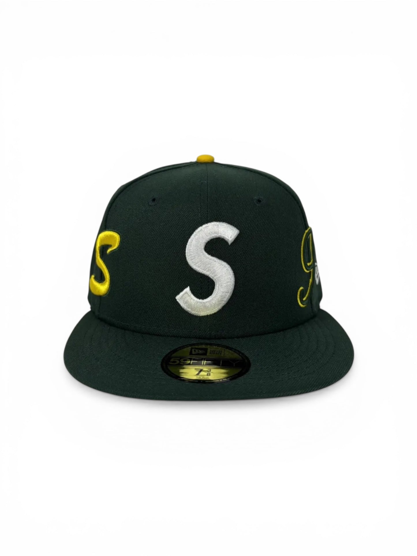 Supreme Multi S Logo New Era Fitted Green