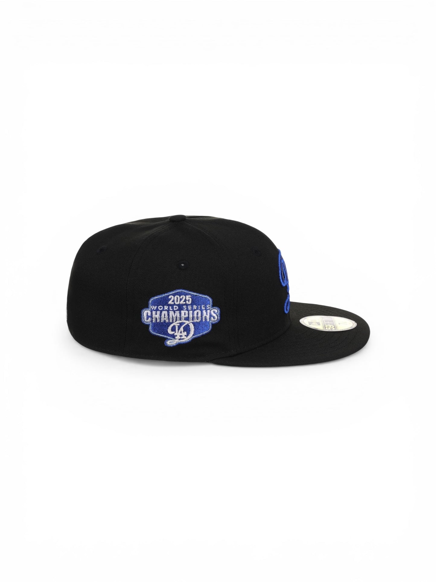Los Angeles Dodgers Black with Royal Connect Logo Grey UV New Era 59FIFTY Fitted Hat in Chattanooga, TN