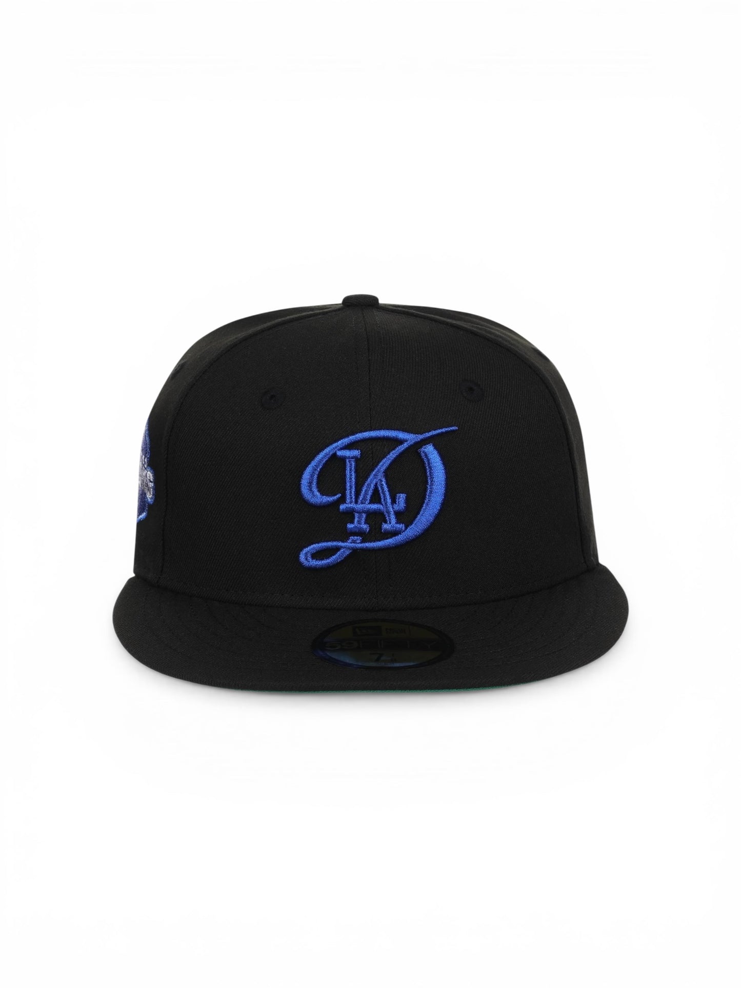 Los Angeles Dodgers Black with Royal Connect Logo Grey UV New Era 59FIFTY Fitted Hat in Chattanooga, TN
