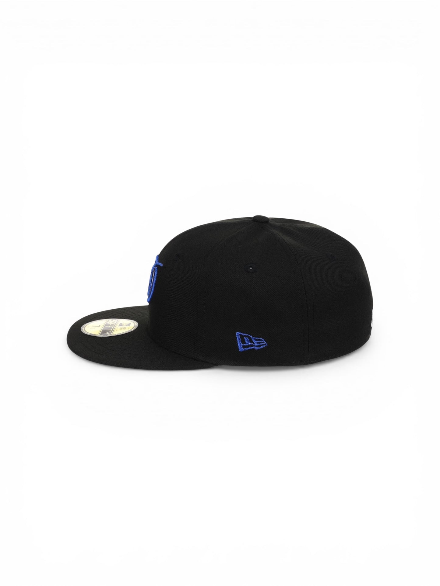 Los Angeles Dodgers Black with Royal Connect Logo Grey UV New Era 59FIFTY Fitted Hat in Chattanooga, TN