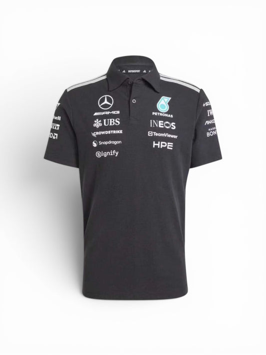 Playera Polo Adidas Fórmula 1 Scuderia Mercedes-AMG F1 2026