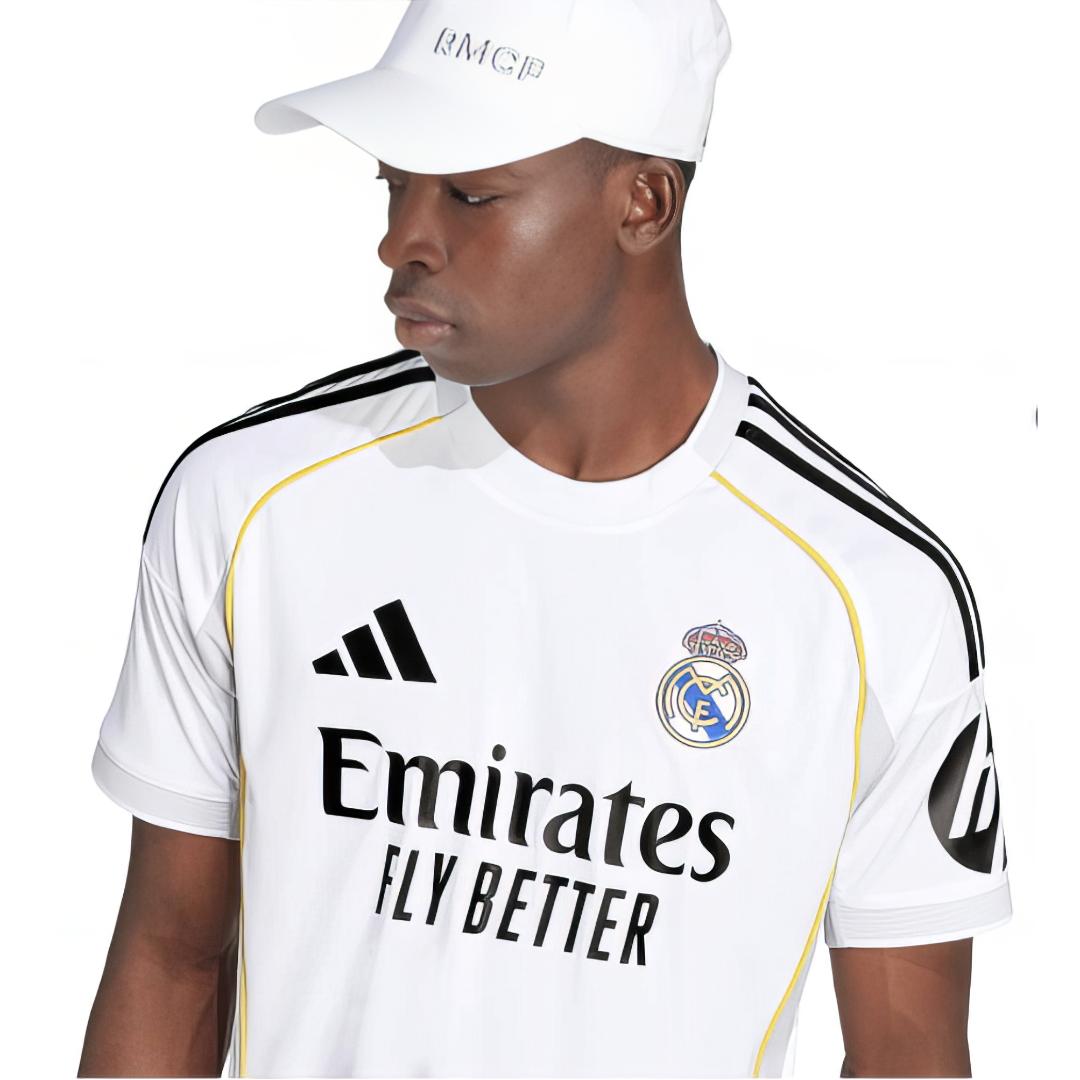 Camiseta de Futbol Real Madrid aficion Stadium 25/26 para Hombre, Regular fit.
