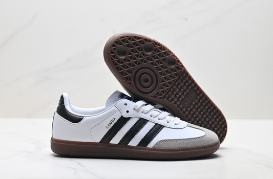 adidas Samba OG - White Suede / Gum