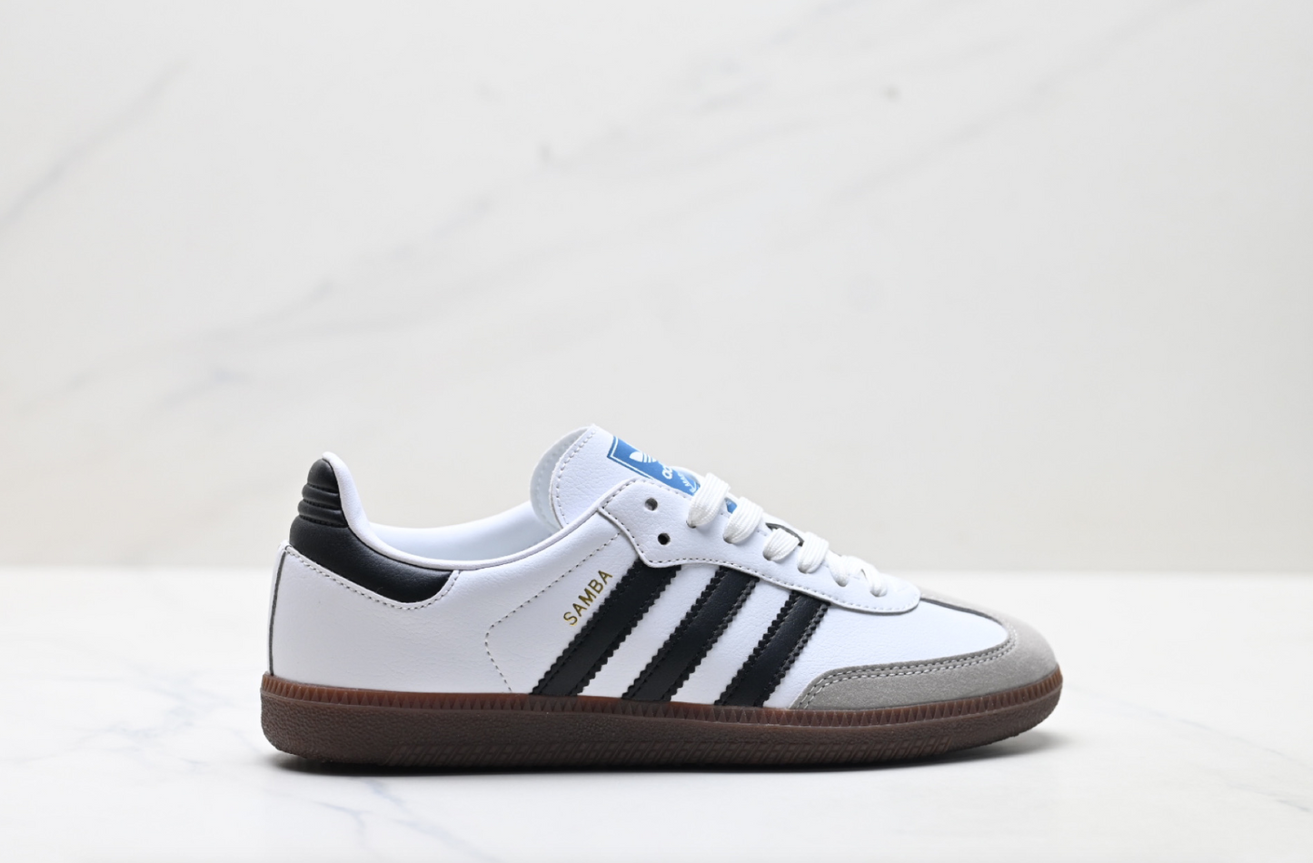 adidas Samba OG - White Suede / Gum