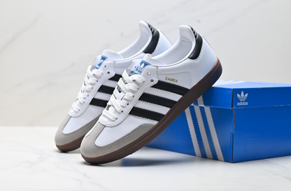 adidas Samba OG - White Suede / Gum