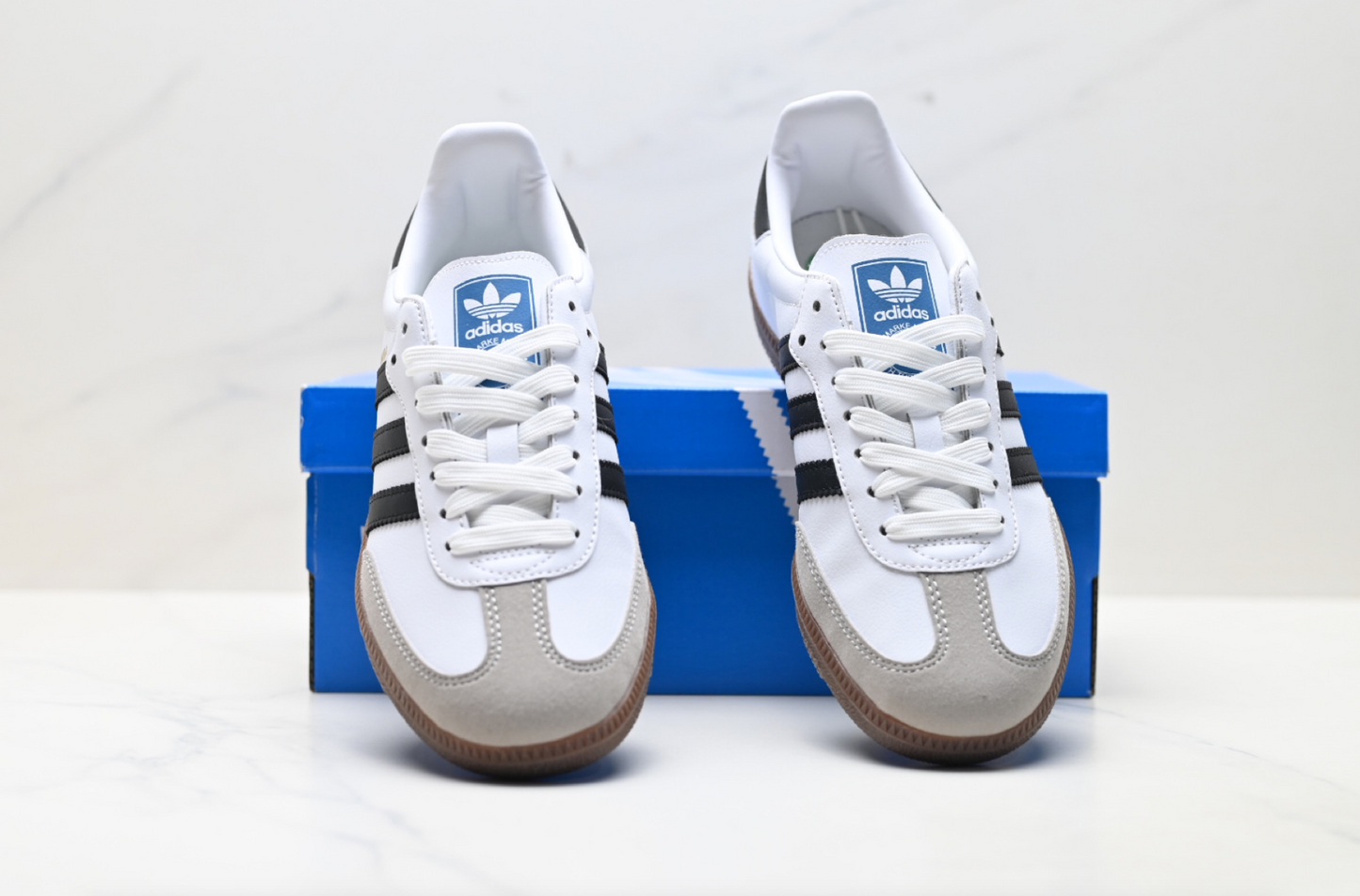 adidas Samba OG - White Suede / Gum