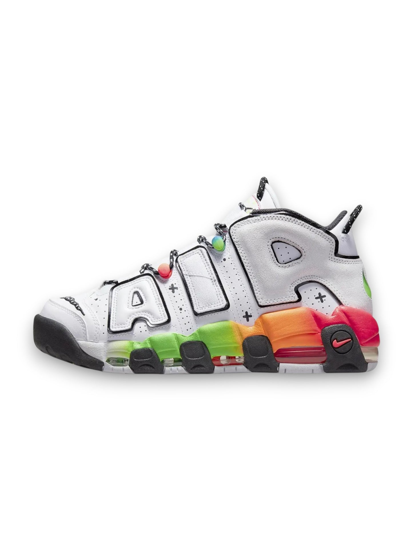 Nike Air More Uptempo Ghost Urbano Blanco/Tricolor