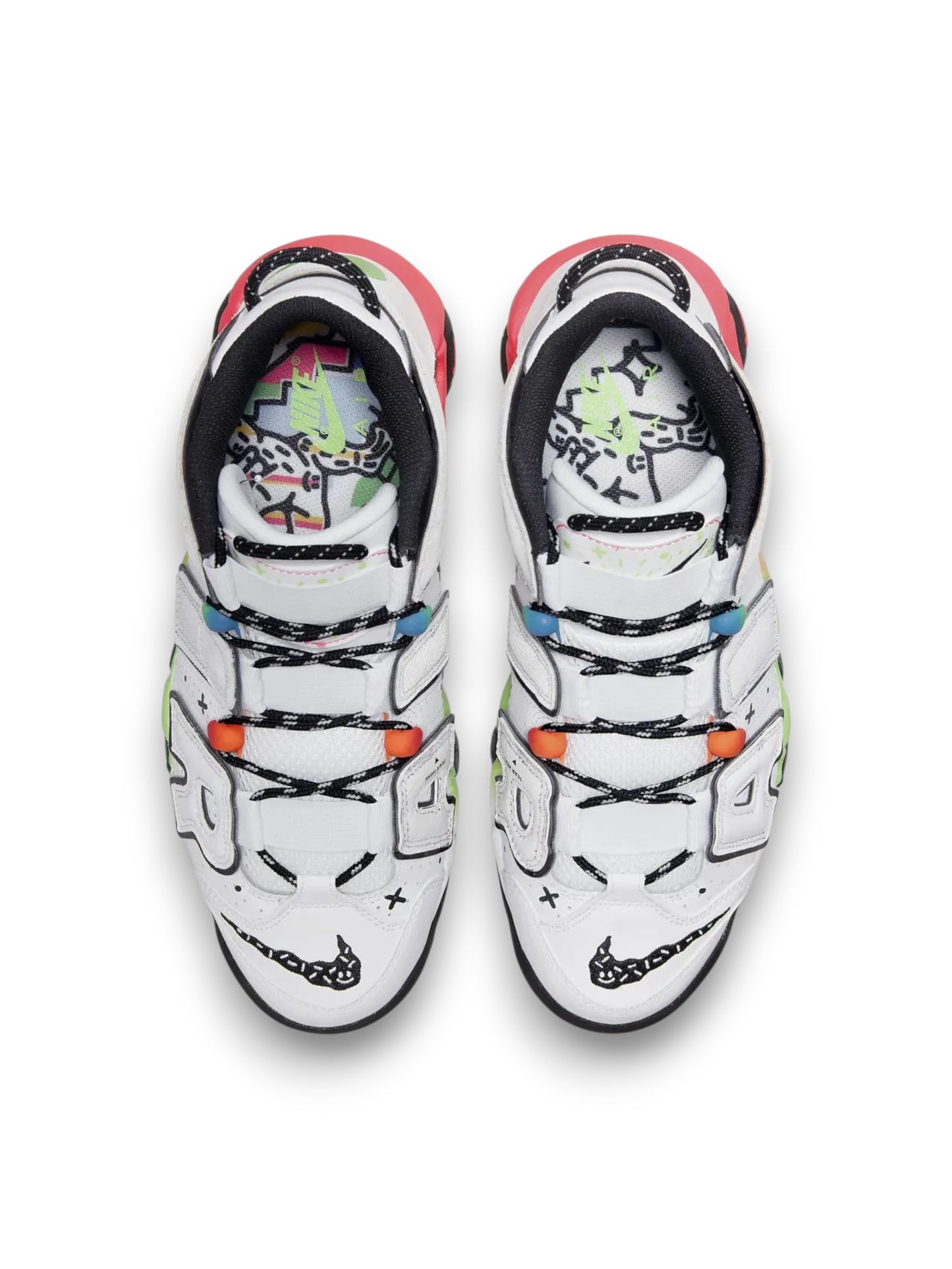 Nike Air More Uptempo Ghost Urbano Blanco/Tricolor